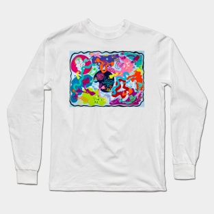 Happy - My Original Art Long Sleeve T-Shirt